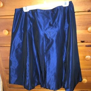 Midnight Blue Talbots Evening Skirt, Size 14 EUC